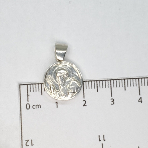 Imagen 5 de 6 de Dije Plata Inflada San Benito Mediano