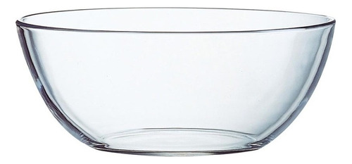 Ensaladera Bowl 23x11cm Vidrio Resistente Hudson Vt13 Color Transparente