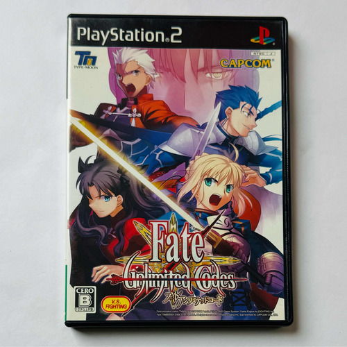 Fate/unlimited Codes Físico Original Japonés Capcom Ftg Ps2