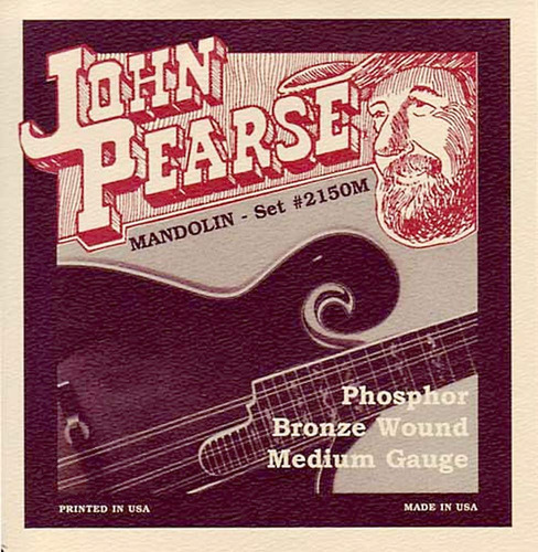John Pearse Jp2150 m Phosphor Bronze Mandolina Cuerdas Mediu