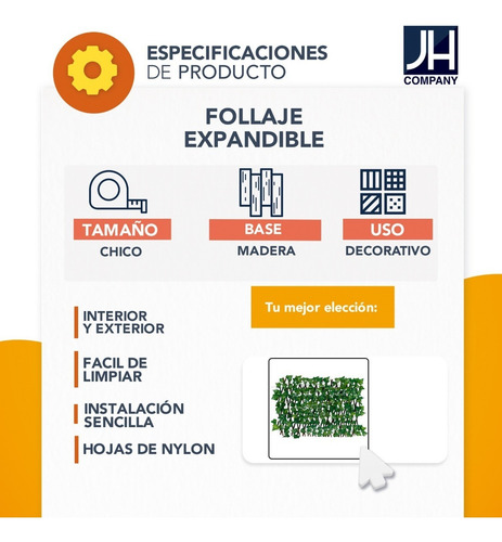 Imagen 7 de 7 de Follaje Expandible Flor Greenoutlet Decoracion Hogar C-6003