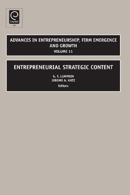 Entrepreneurial Strategic Content - G. T. Lumpkin (hardba...