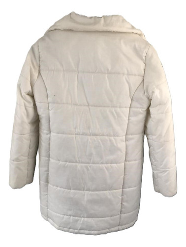 Campera Larga Cardón Blanca Niña/adolescente (Usado)