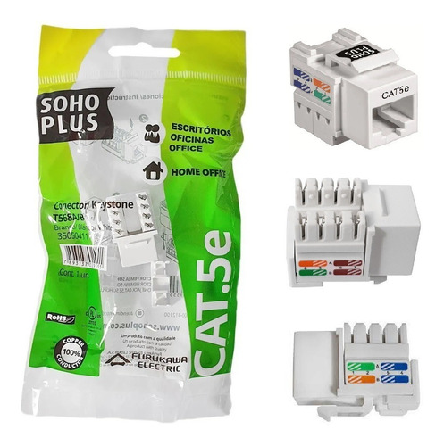 Imagem 3 de 8 de Régua Tomada Para Embutir Em Mesas, Usb E Rede - Slim-304j