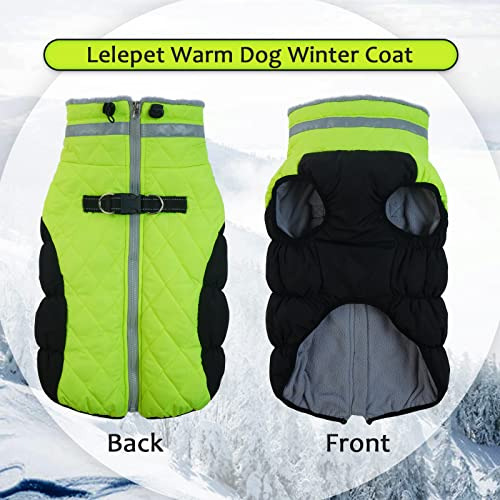 Lelepet Abrigo De Invierno Cálido Para Perros Chaqueta Refl