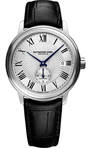 Reloj Suizo-automático Maestro De Acero Inoxidable Raymond