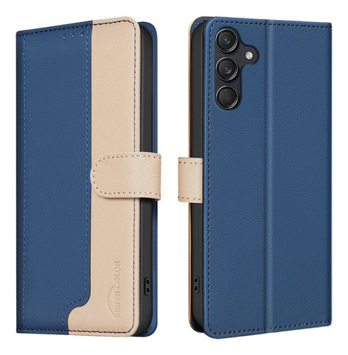 Funda De Lujo Para Samsung Galaxy S25 Edge A56 A36 A16 A55 S24 S25 S24 Ultra Splice Wallet, Suave Piel Sintética Con Tapa
