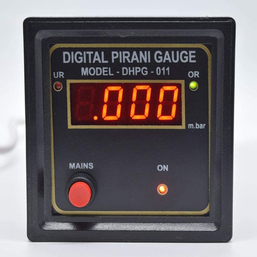 Indicador Digital Calibre Pirani Alto Rango Vacio: 999 Mbar