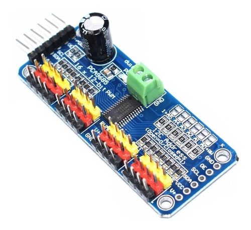 Módulo I2c Para Servo Motor - Pca9685 Com 16 Canais