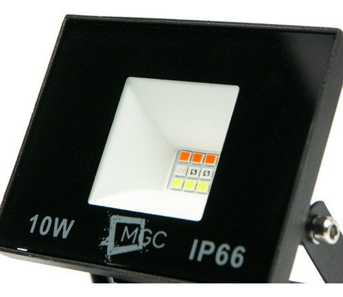 Imagem 3 de 8 de Refletor Holofote Led Smd Rgb 10w Bivolt Jardim Piscina