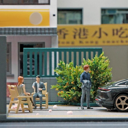 1/64 Figura Masculina Modelo Miniatura Ferrovia Projetos
