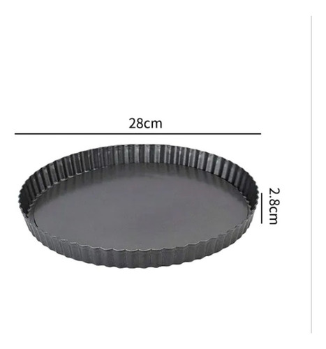 Molde Pie De Limón Tartaleta Kuchen 28cms, Desmontable