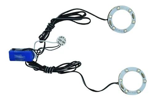 Anillo Luz Led Ojo De Angel Para Foco H4 4 Cm Luz Azul MercadoLibre