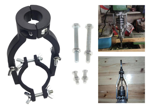 Soporte De Fijación Del Adaptador De Negro Con 4x Partes