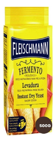 Fermento Instantâneo Seco - Paes E Pizzas Pacote Grande 500g