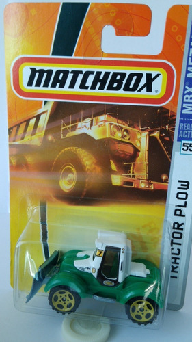 Matchbox Tractor Plow Mbx Metal 2007
