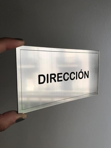 Placa Acero Inoxidable Decorativa Grabada Láser Intemperie Nombres Grabados En Acero Inoxidable