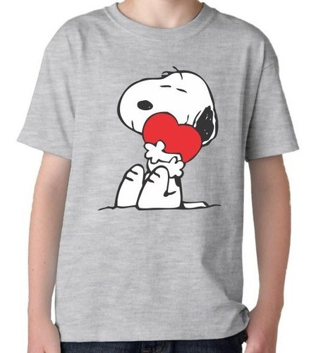 Remera Algodon Niño - Snoopy - Ok Creativo