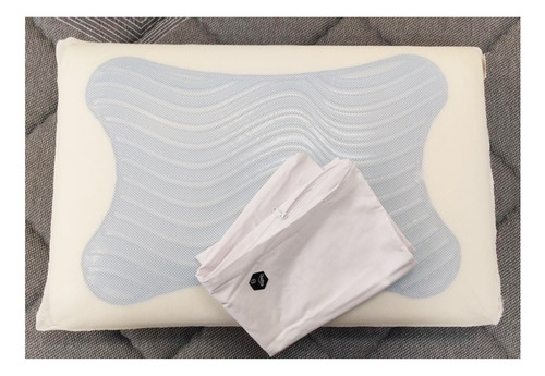 Almohada Tacto Frio Funda Algodon Desmontable Espuma Memory
