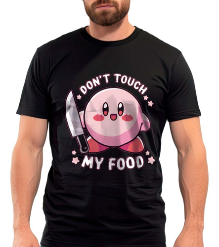 Playera Kirby No Toques Mi Comida Gamer