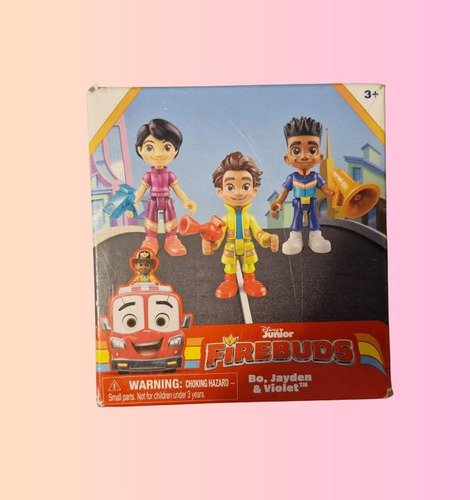Set De Figuras Disney Firebuds Bo, Jayden & Violet