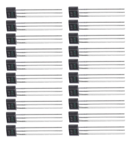 2 Pack De 20 Sensores Hall To-92ua 44e,, Para Electrónica