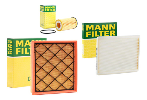 Kit Filtros Aire Aceite Habitaculo Cruze 1.8 16v Mann