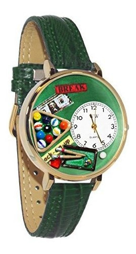 Caprichosa Relojes Unisex G******* Billar Verde De Reloj Del