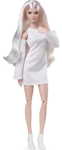 Muñeca Barbie Signature Looks #6 White Dress