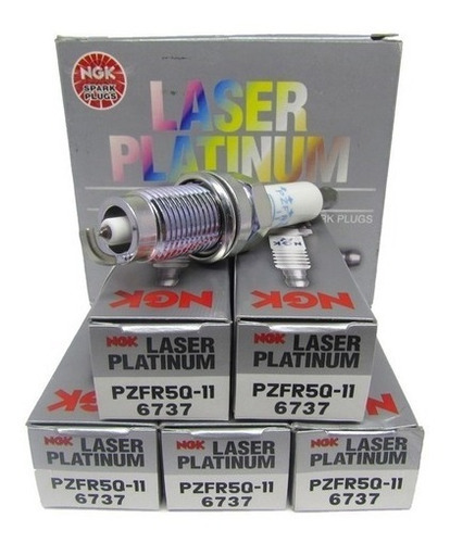 Juego 4 Bujias Laser Platino Ngk Bora 2011 2.0l 4 Cilindros