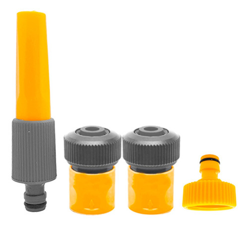 Kit Básico Para Manguera De Riego 3/4 Pulgada H4634 Aquaflex Color Naranja/Gris