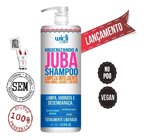 Shampoo Widi Care Higienizando A Juba 1l Cachos E Crespos