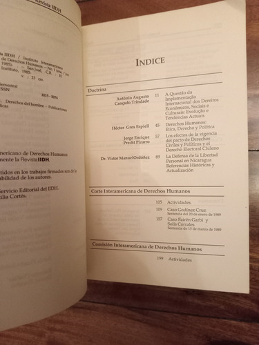 Revista Iidh - Instituto Interamericano De Derechos Humanos (Usado)