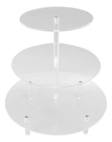 Soporte Para Magdalenas De 3 Niveles Hecho De Acrílico