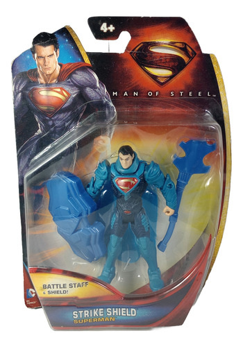 Dc Comics Figura De Strike Shield Superman