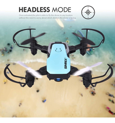 X300c Mini Drone Rc Quadcopter Plegable Altitud Hold Headles