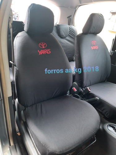 Forros De Asientos Impermeables Toyota Yaris 4ptas 2006 2009