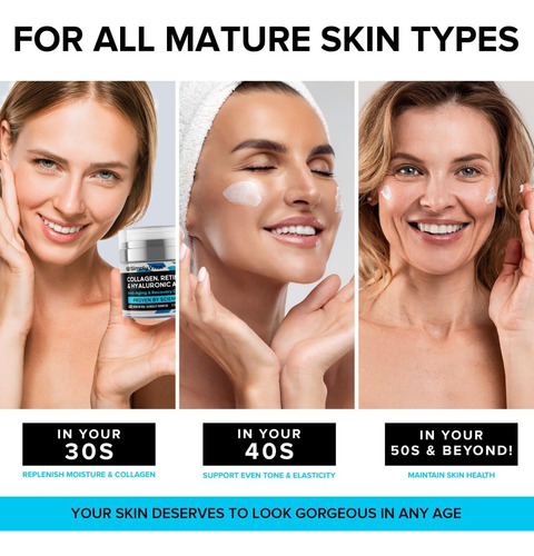 Simplyvital Crema Hidratante Facial De Colágeno Retinol 50ml