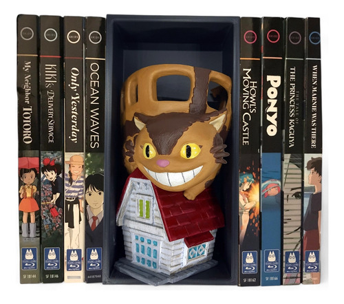 Sujeta Libros Book Nook - Gatobus Ghibli - Mi Vecino Totoro