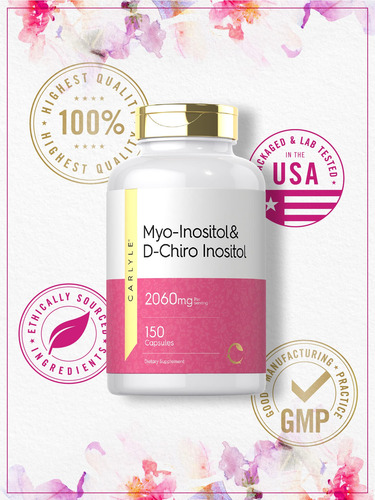 Carlyle Myo-inositol & D-chiro Inositol 2060mg 150 Capsulas