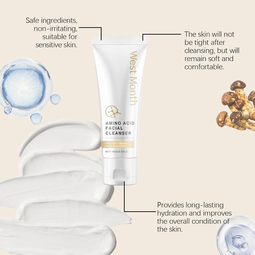 2025 Limpadores Faciais, Limpador Facial Com Aminoácidos,