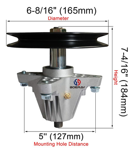 N - Conjunto De Eje Cortacésped Mtd 918-05078 618-0507...