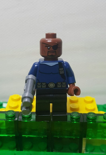 Lego Original -nick Fury- Minifiguras Set 76004