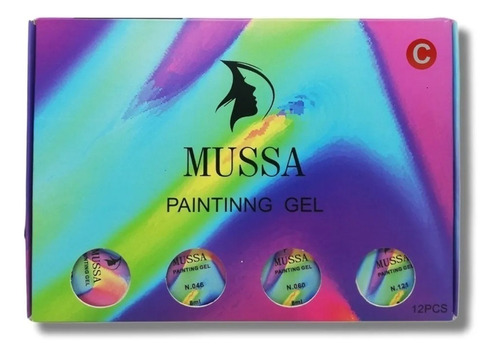 Painting Gel Uñas Mussa Manicure 12 Piezas