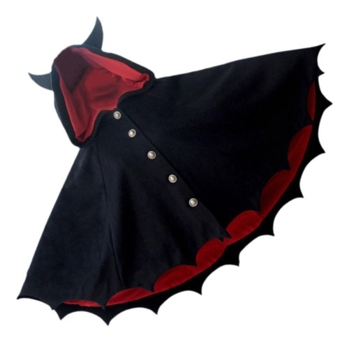 Capa Con Capucha Para Halloween, Disfraz Gótico Para 4xl