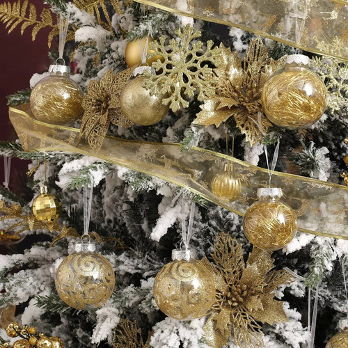 2024a Adornos De Bolas De Navidad Irrompibles De Plástico