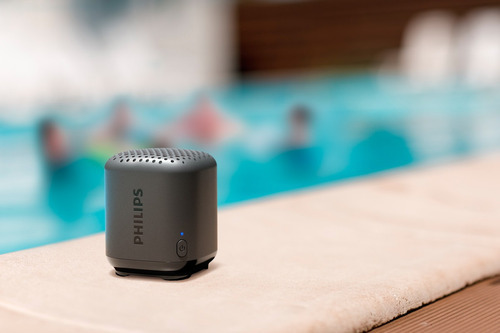 Imagen 6 de 6 de Parlante Philips TAS1505B/00 portátil con bluetooth waterproof negra