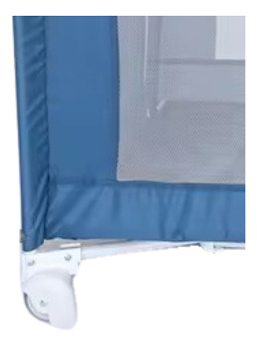 Cuna Corral Playard Colecho P&play Azul Plegable Con Ruedas Azul