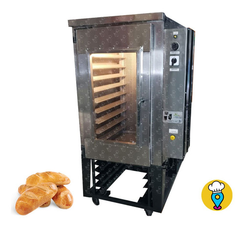 Imagen 3 de 9 de Horno De Convección 8 Charolas Bathammex - Turbi