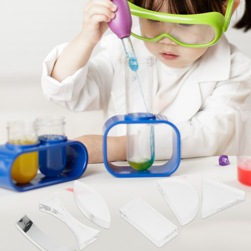 1 Juego De 6 Piezas De Lentes Ópticas Para Enseñanza De Físi